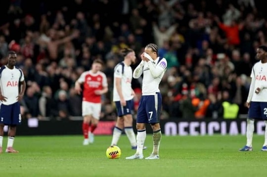 Tottenham đối mặt thảm họa xuống hạng: 48,68% xác suất và chuỗi 14 trận không thắng
