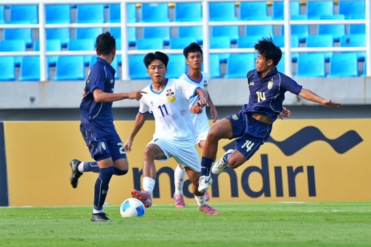 U17 Lào thắng kịch tính 3-2 loại U17 Thái Lan khỏi giải Đông Nam Á 2026
