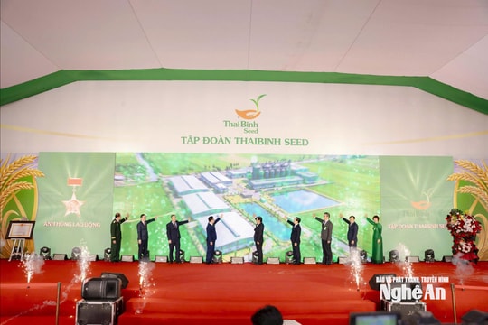 Tập đoàn ThaiBinh Seed đón nhận danh hiệu Anh hùng Lao động và khởi công Nhà máy chế biến gạo chất lượng cao