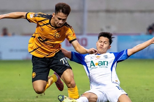 Thanh Hóa 1-1 Sông Lam Nghệ An: Chủ nhà đánh rơi chiến thắng trước 10 người