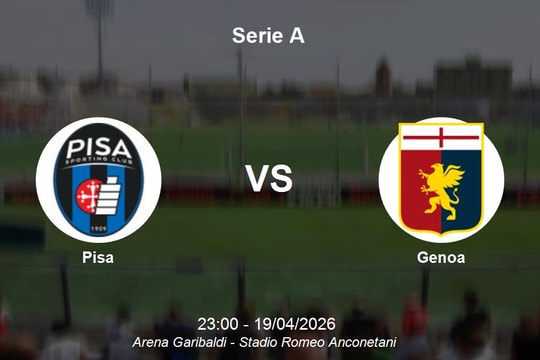 Nhận định Pisa vs Genoa - Serie A: Thử thách cho đội cuối bảng