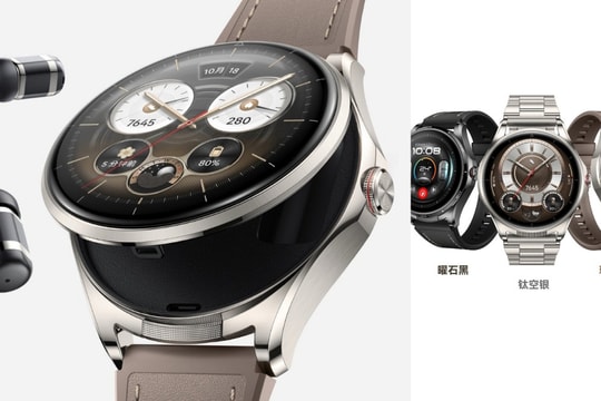 Huawei Watch Buds 2 ra mắt: Đồng hồ tích hợp tai nghe với khung titan và màn hình 3.000 nits