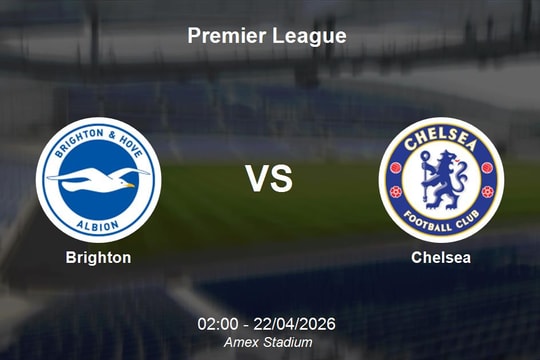 Nhận định Brighton vs Chelsea - Premier League: Đại chiến giành suất dự cúp Châu Âu