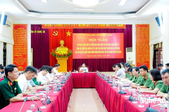 Hội nghị quán triệt và triển khai thực hiện các văn kiện, nghị quyết về công tác kiểm tra, giám sát, kỷ luật của Đảng