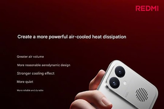 Giải mã Redmi K90 Max: Smartphone đầu tiên có quạt tản nhiệt chủ động và pin 8,550mAh