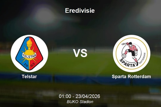 Nhận định Telstar vs Sparta Rotterdam - Thử thách cực đại cho chủ nhà tại Eredivisie