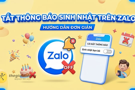 Cách tắt thông báo sinh nhật trên Zalo cho cá nhân và bạn bè cực nhanh chóng