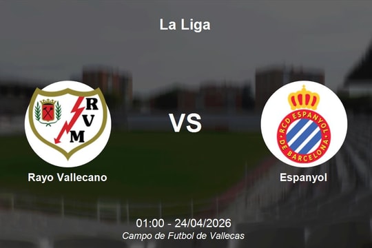 Nhận định Rayo Vallecano vs Espanyol - La Liga 01h00 ngày 24/04