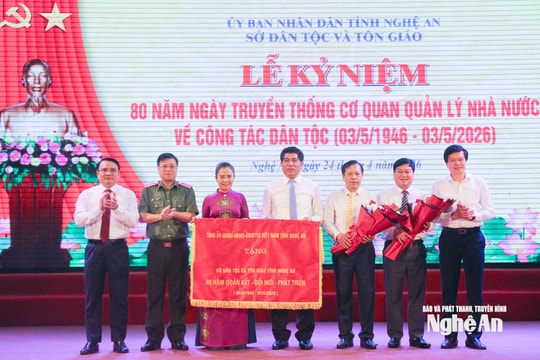Sở Dân tộc và Tôn giáo Nghệ An kỷ niệm 80 năm Ngày truyền thống cơ quan quản lý Nhà nước về công tác dân tộc