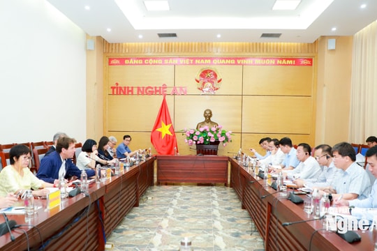 UBND tỉnh Nghệ An làm việc với WB về tiến độ Dự án phát triển thủy sản bền vững