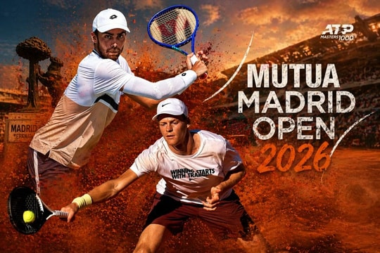 Madrid Open 2026: Jannik Sinner thị uy sức mạnh và màn thách thức của các tài năng trẻ
