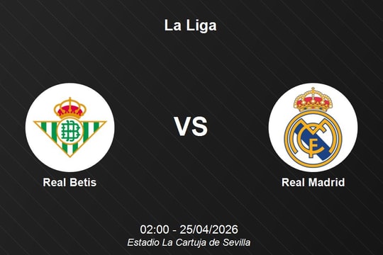 Nhận định Real Betis vs Real Madrid - Cuộc thư hùng tại Estadio La Cartuja de Sevilla