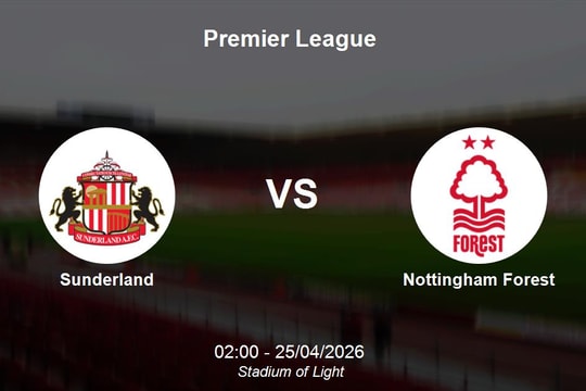 Nhận định Sunderland vs Nottingham Forest - Premier League: Cơ hội cho Mèo đen