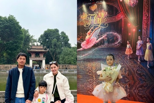 Con gái Quang Tuấn và Linh Phi gây ấn tượng với khả năng múa ba lê ở tuổi lên 6