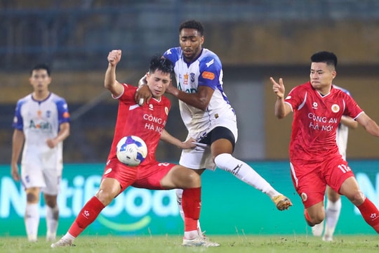 Đình Bắc lập hattrick, Công an Hà Nội thắng đậm Sông Lam Nghệ An