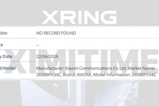 Xiaomi MIX Fold 5 lộ diện với chip tự phát triển XRING O3 thay thế Snapdragon