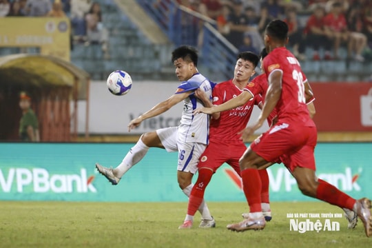 Những nuối tiếc của Sông Lam Nghệ An trong trận thua Công an Hà Nội