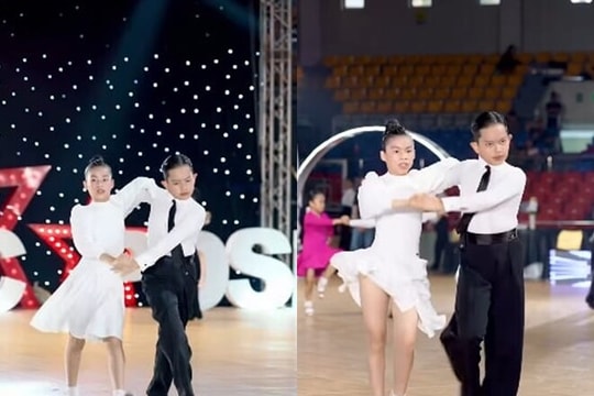 Kubi Minh Cường: Con trai Khánh Thi gây ấn tượng với thần thái dancesport chuyên nghiệp