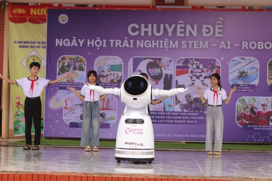Hơn 500 học sinh tại Nghệ An tiếp cận công nghệ tương lai tại "Ngày hội trải nghiệm STEM - Robotics - AI"