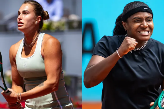 Madrid Open 2026: Aryna Sabalenka gục ngã trước Hailey Baptiste sau 6 match-point
