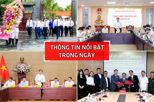 Nghệ An: Thông tin nổi bật ngày 29/4