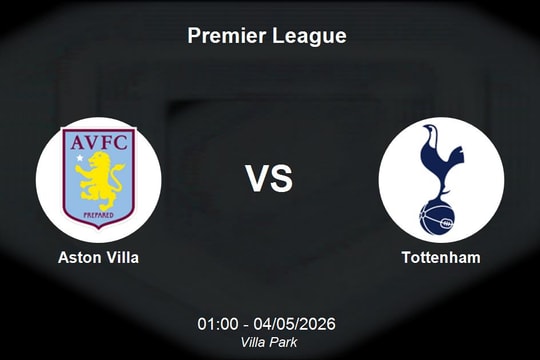Nhận định Aston Villa vs Tottenham - Premier League