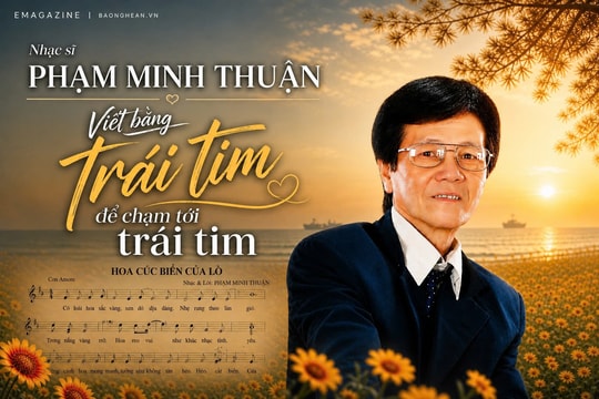 Nhạc sĩ Phạm Minh Thuận: Viết bằng trái tim để chạm tới trái tim