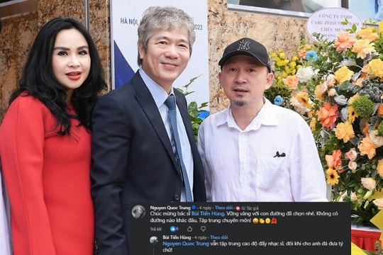 NSND Thanh Lam chúc mừng bác sĩ Tiến Hùng nhận vinh danh quốc tế