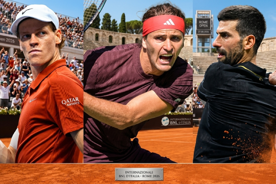 Djokovic có thể đụng độ Zverev và hẹn Sinner tại chung kết Rome Open 2026