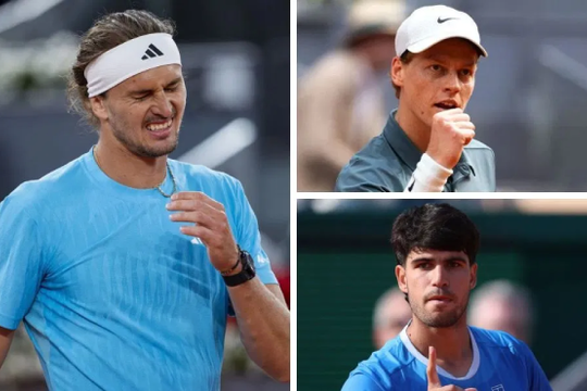 Sinner thống trị ATP, Kostyuk tạo địa chấn trên bảng xếp hạng tennis sau Madrid Open