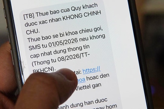Hàng nghìn SIM điện thoại bị khoá vì không xác thực