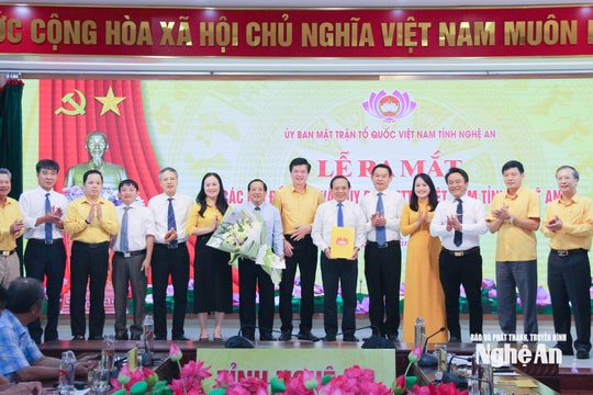 Nghệ An ra mắt 4 Hội đồng tư vấn của Uỷ ban MTTQ Việt Nam tỉnh