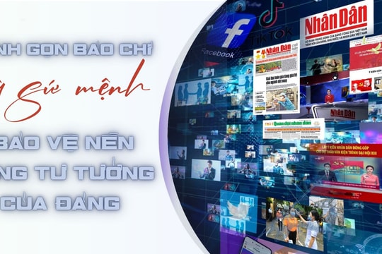 Tinh gọn báo chí và sứ mệnh bảo vệ nền tảng tư tưởng của Đảng