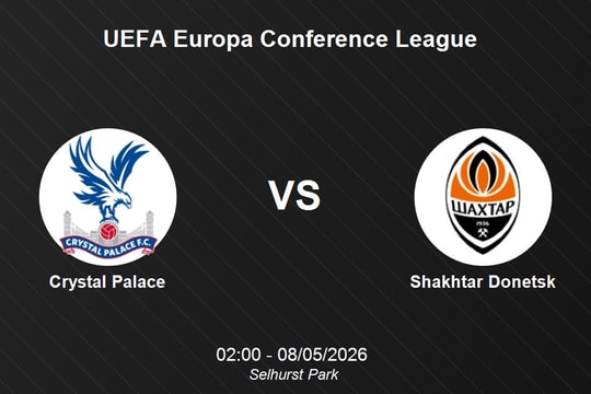 Nhận định Crystal Palace vs Shakhtar Donetsk - UEFA Europa Conference League ngày 8/5