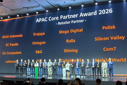 CellphoneS nhận giải Retailer Partner xuất sắc tại Huawei APAC Core Partner Award 2026