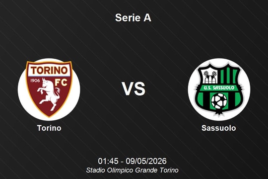 Nhận định Torino vs Sassuolo - Serie A: Cuộc đối đầu kịch tính tại Stadio Olimpico Grande Torino
