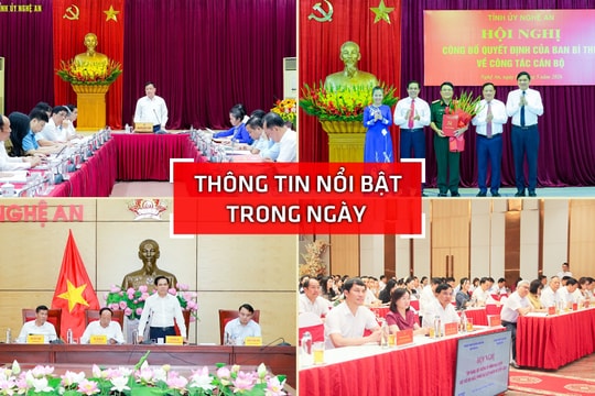 Nghệ An: Thông tin nổi bật ngày 8/5