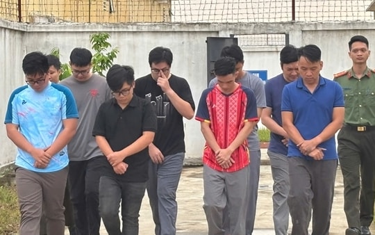 Công an Hà Tĩnh bóc gỡ đường dây rửa tiền, tổ chức đánh bạc quy mô lớn, xuyên quốc gia