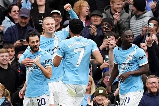 Man City 3-0 Brentford: Doku và Haaland rực sáng, áp sát ngôi đầu Arsenal