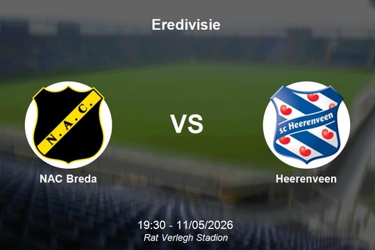 Nhận định NAC Breda vs Heerenveen - Giải vô địch quốc gia Hà Lan