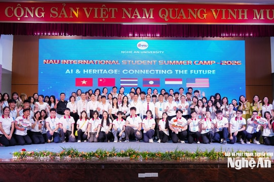 Khai mạc Trại hè sinh viên Quốc tế 'AI và Di sản - Kết nối tương lai' tại Nghệ An