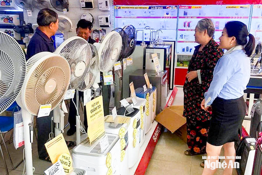 Thiết bị tích điện, điện mặt trời “hút khách” giữa cao điểm nắng nóng