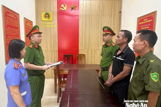 Công an xã Quỳnh Lưu truy bắt thành công đối tượng gây thương tích rồi bỏ trốn