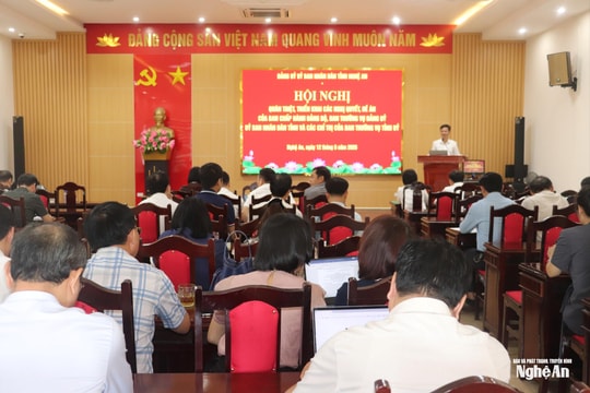 Đảng ủy UBND tỉnh quán triệt, học tập các nghị quyết và đề án trọng tâm nhiệm kỳ 2025 - 2030