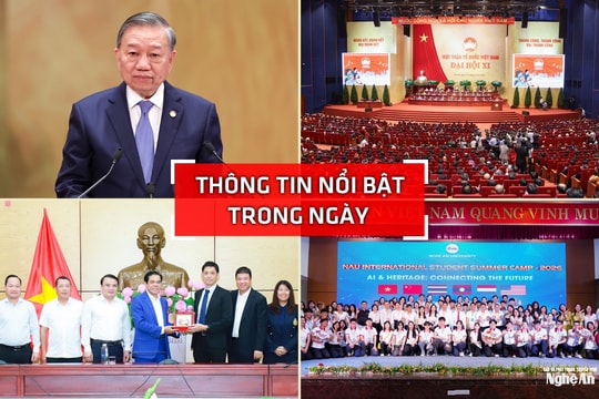 Nghệ An: Thông tin nổi bật ngày 12/5