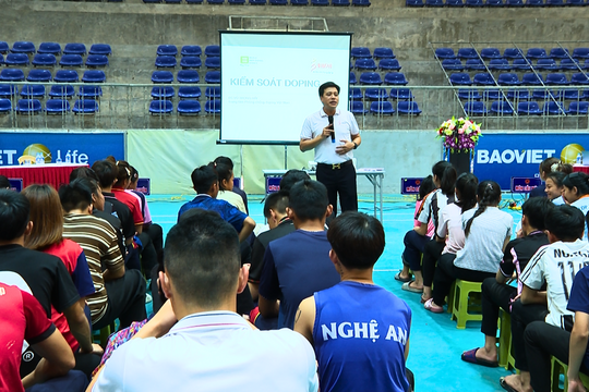 Nghệ An tập huấn giáo dục phòng, chống doping trước Đại hội Thể dục thể thao toàn quốc