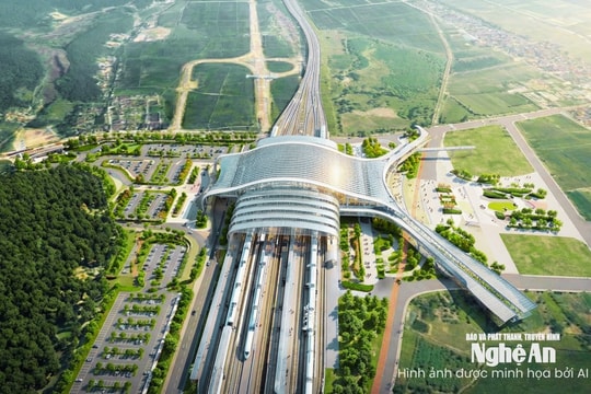Ga Vinh đường sắt tốc độ cao định hình cực phát triển TOD mới ở Nghệ An