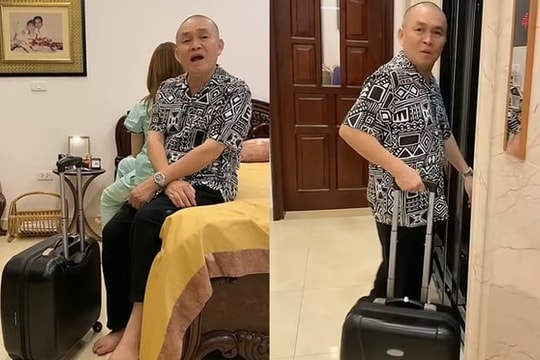 Nghệ sĩ Xuân Hinh gây chú ý với clip hài hước bỏ nhà ra đi vì vợ không xin lỗi