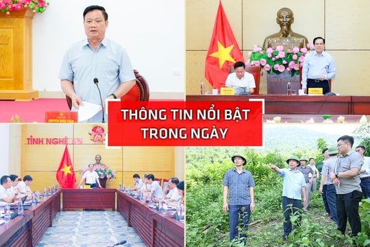 Nghệ An: Thông tin nổi bật ngày 13/5