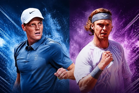 Jannik Sinner hướng tới kỷ lục 32 trận thắng tại Rome Open khi đối đầu Andrey Rublev
